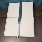 Mr & Mrs Wedding Cake Server Knife Set | Crystal Filled Bling Handle Stainless