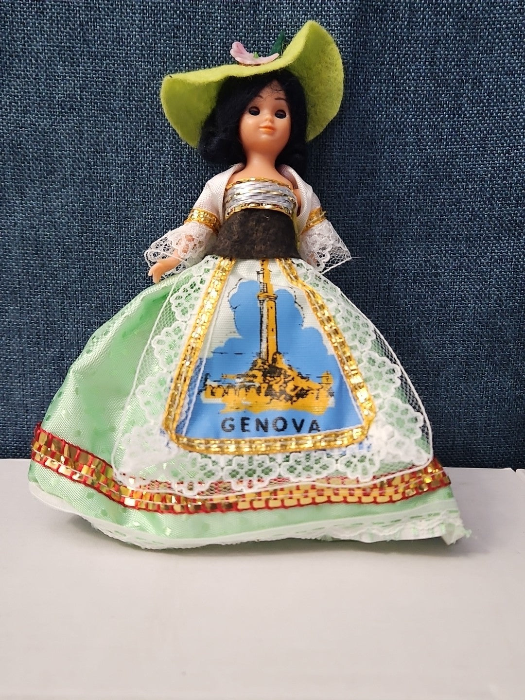 Vintage Italian Souvenir Dolls Pair | Genova & Sorrento | Sleep Eyes