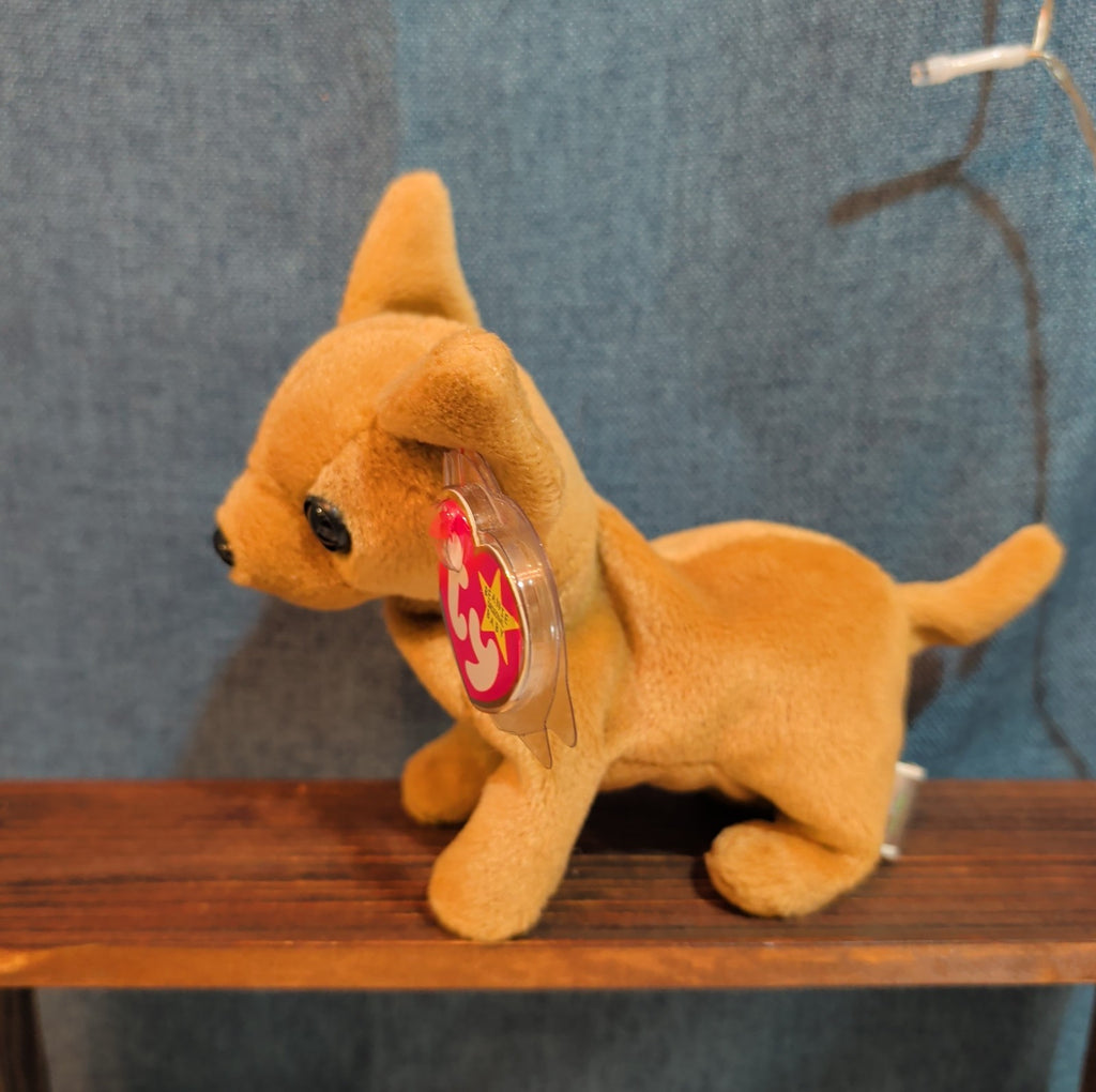 Ty Beanie Baby Tiny Chihuahua Dog Plush Vintage MWMT