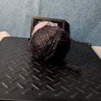 Loops & Threads Dewdrops Yarn #14 Jet Black Sequins Mohair Bulky DISCONTINUED