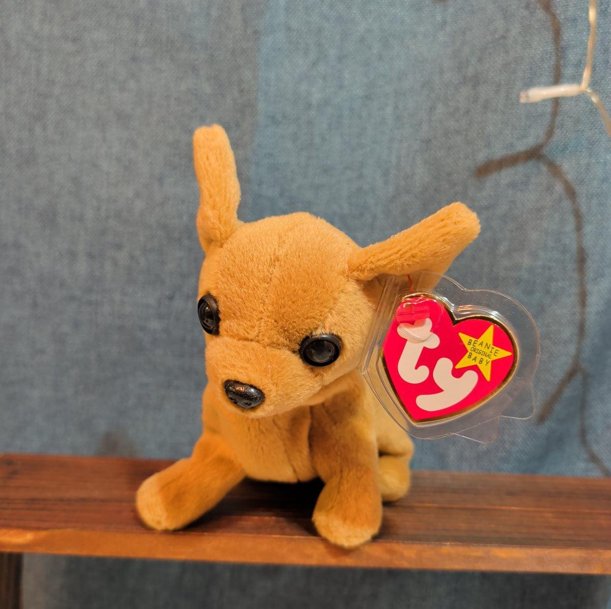 Ty Beanie Baby Tiny Chihuahua Dog Plush Vintage MWMT