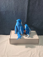 Ty Beanie Baby Rocket the Blue Jay Set Standard & Teenie Beanie 1998 NWT Bird