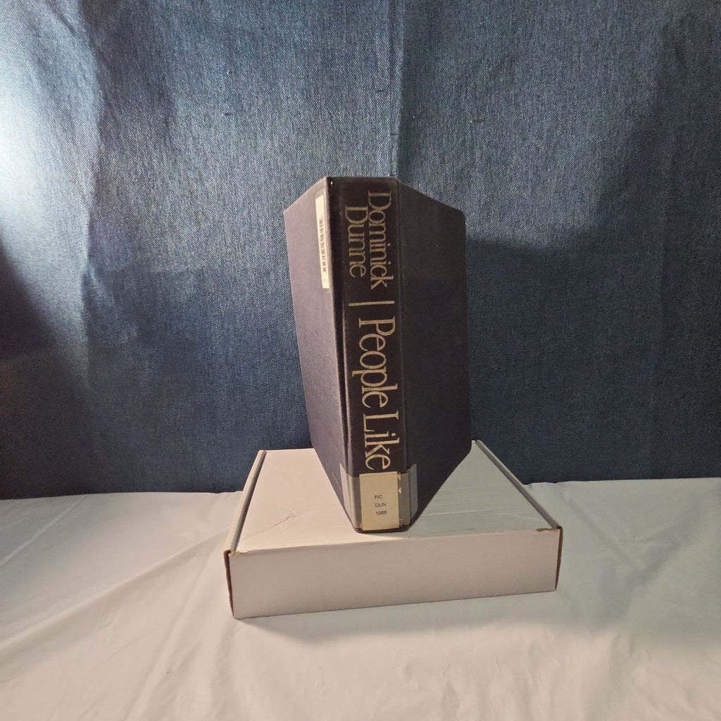 People Like Us Dominick Dunne 1988 Hardcover Vintage Ex-Library Reading Book