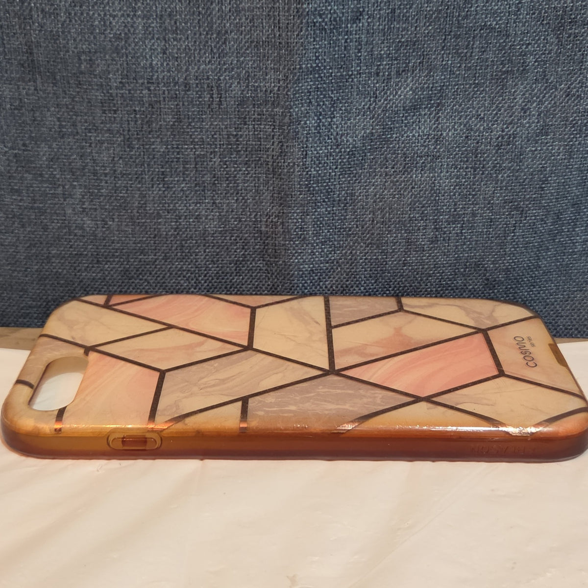 i-Blason Cosmo iPhone 7 Plus 8 Plus Case Pink Marble Rose Gold