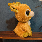 Ty Beanie Boos Glitzy Reindeer 6" Plush Gold Glitter Holiday