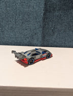 Hot Wheels GT HUNTER 2014 First Edition Night Burnerz #96 Silver Loose | Good