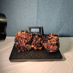 Textured Tassel Yarn 10oz Bronze Black Burgundy Weaving Fiber Art Weaving