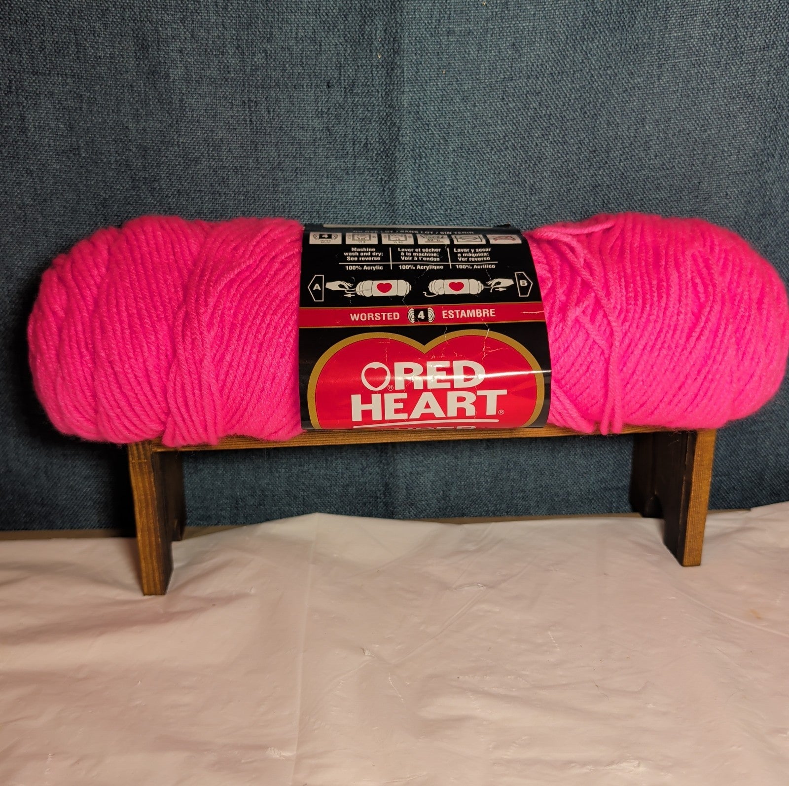 Red Heart Super Saver Pretty N Pink Yarn 7oz Acrylic Worsted