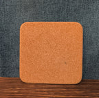 Christmas Tree Cork Back Coaster Holiday Decor Single