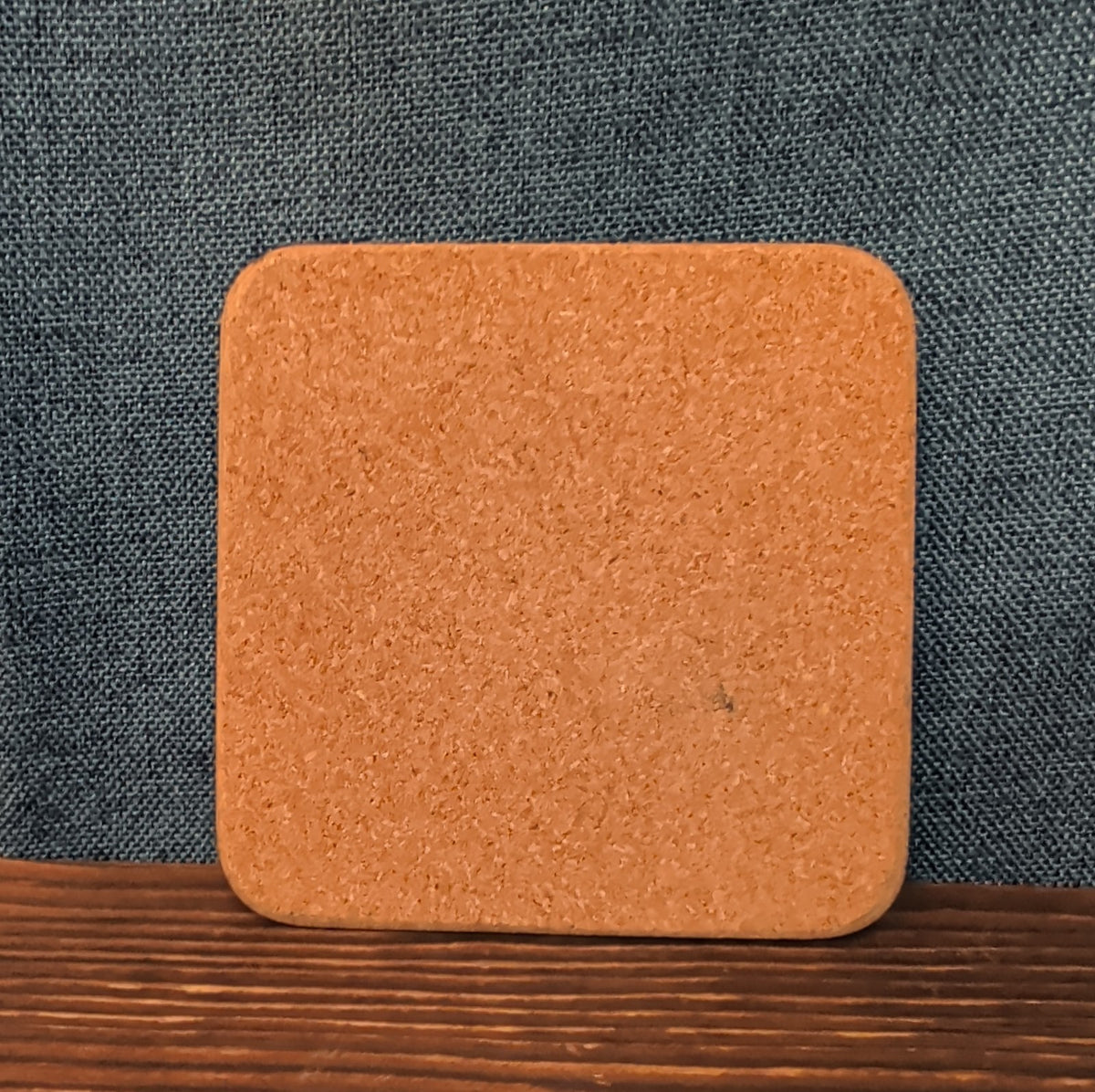 Christmas Tree Cork Back Coaster Holiday Decor Single