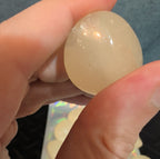 Drilled Stone Beads Peach Natural Tumbled Boho Craft