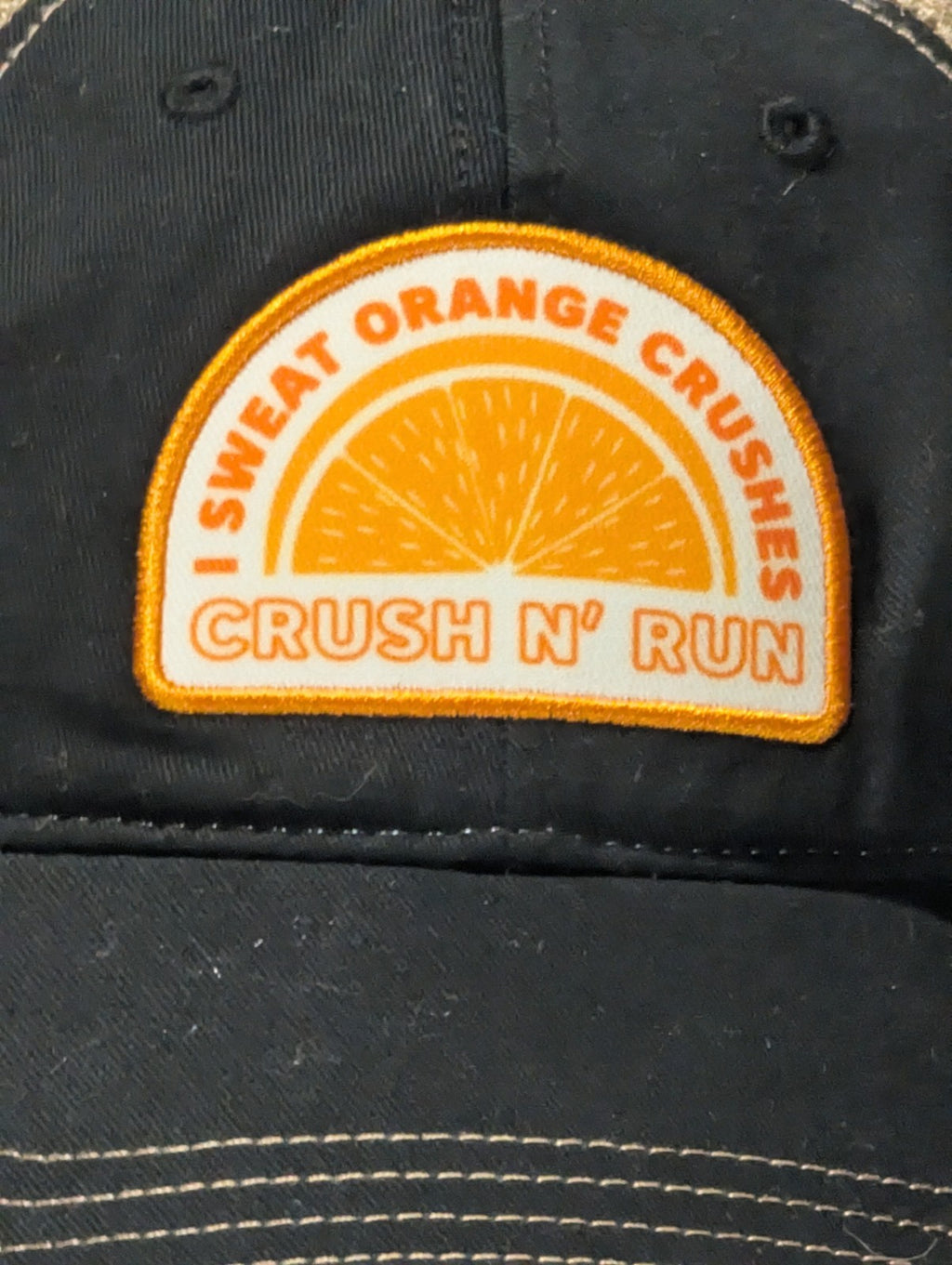 Waterman's Crush N Run Trucker Hat I Sweat Orange Crushes Virginia Beach