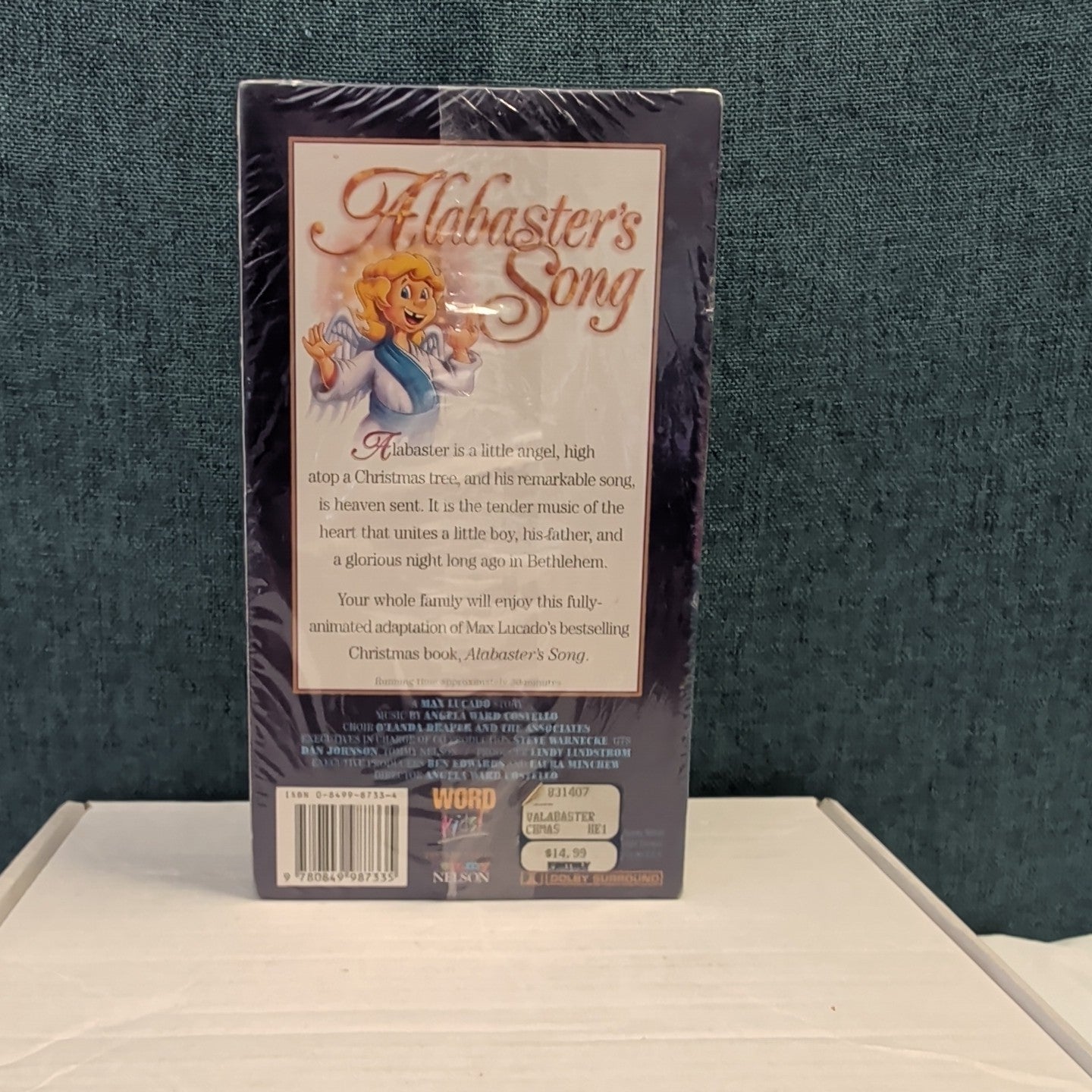Alabaster's Song VHS Max Lucado Christmas Story Animated NEW SEALED Word Kids