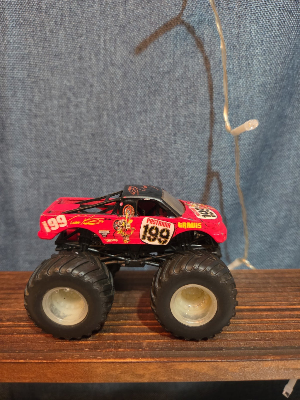 Hot Wheels Pastrana 1999 Monster Jam Red Diecast