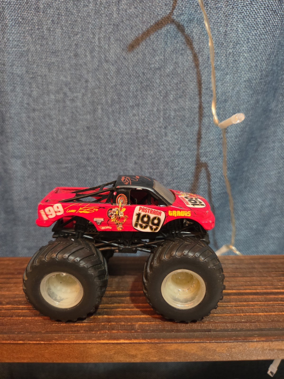 Hot Wheels Pastrana 1999 Monster Jam Red Diecast