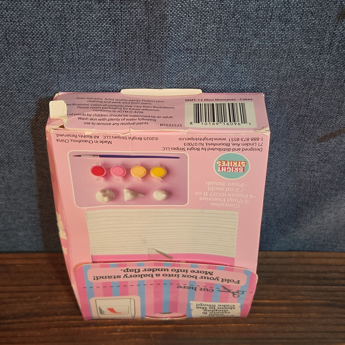 Make Mini Moments Cake Shop DIY Ceramic Paint Kit Miniatures