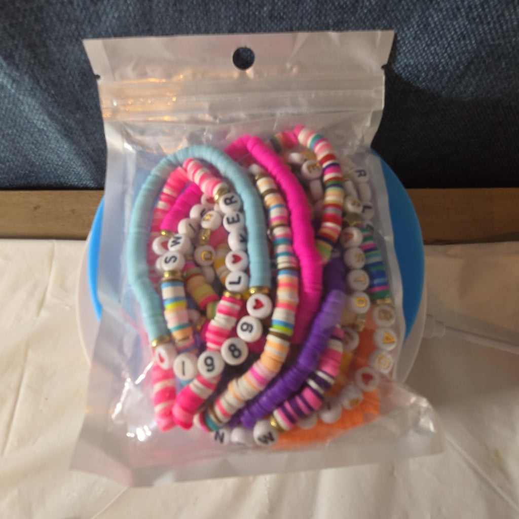 Swift Eras Tour 12 Pk Beaded Friendship Bracelets