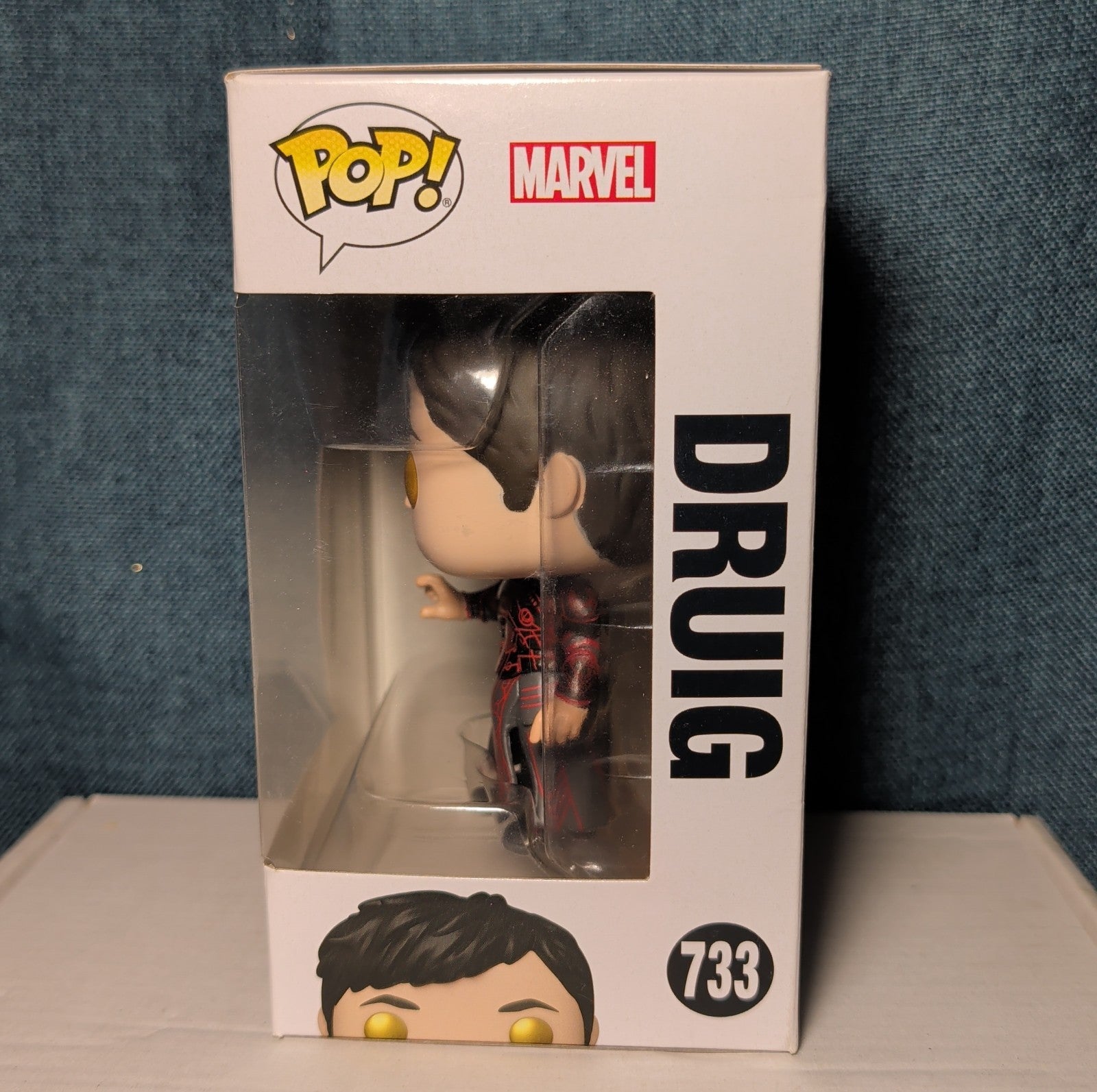 Funko Pop Marvel Eternals Druig 733 Bobble-Head Figure NIB with Protector