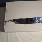 Blue Floral Phone Lanyard Quick Release Detachable Strap Loop