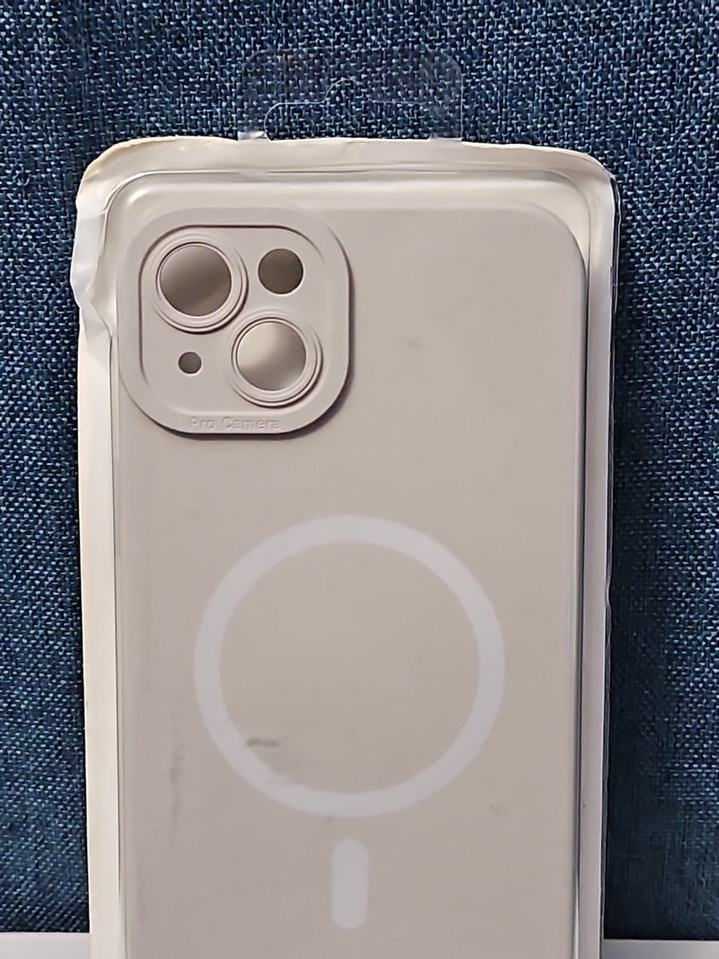 iPhone 14 Plus Case MagSafe Magnetic | Stone Beige Silicone | New