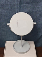 LED Tabletop Vanity Mirror 8.5" Round Makeup Mirror Jewelry Tray Base | Tested