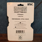 Inc 3D Dinosaur Erasers Set 5-Pack Latex-Free Kids