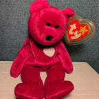 Valentina Ty Beanie Baby 1998 Retired Valentine Bear with Tag Protector Vintage