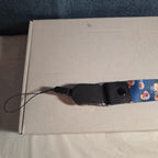Blue Floral Phone Lanyard Quick Release Detachable Strap Loop