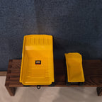 Toy Dump Truck Lot of 2 CAT & DIG 2500 Plastic Sandbox Vehicles