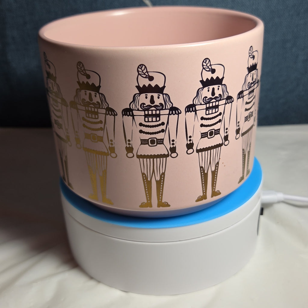 Holly & Joy Nutcracker Pink Ceramic Mug Holiday NWT