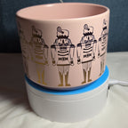 Holly & Joy Nutcracker Pink Ceramic Mug Holiday NWT