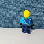 LEGO City Monster Truck Driver Minifigure cty1760 Flame Racing Jacket Loose