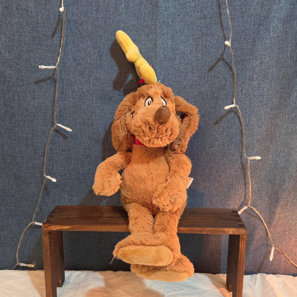 Aurora Dr Seuss Max Dog Grinch Antler Plush