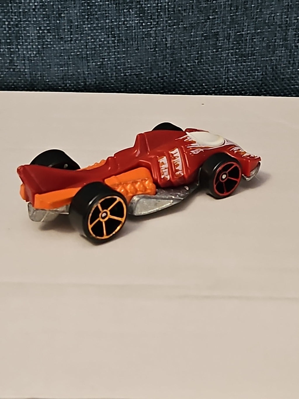 Hot Wheels Hammer Down | Red & Orange Turbine Dragster | Track Stars | Loose