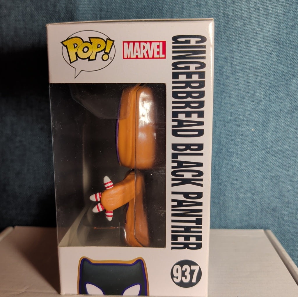Funko Pop! Vinyl: Marvel - Gingerbread Black Panther #937 NIB with Protector