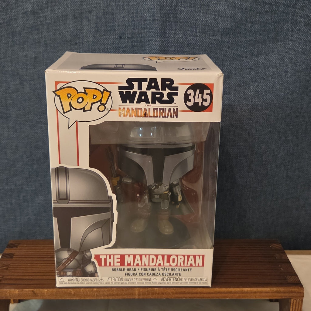 Funko Pop Star Wars The Mandalorian #345 Beskar Vinyl Figure with Protector
