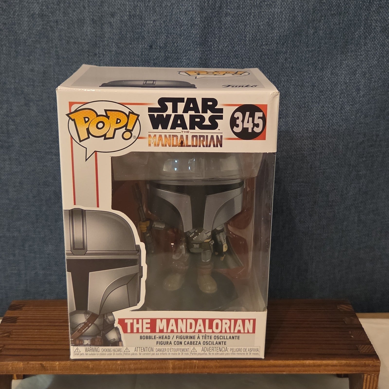 Funko Pop Star Wars The Mandalorian #345 Beskar Vinyl Figure with Protector