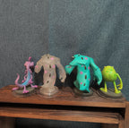 Disney Infinity Monsters Inc 4 Figure Lot Crystal Sulley Mike PVC Loose