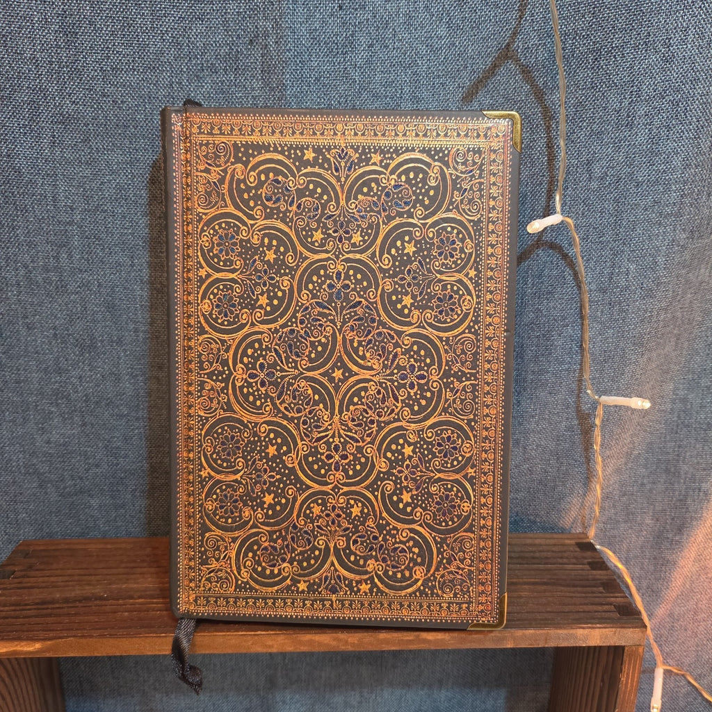 Paperblanks Hardcover Journal Ornate Gold Filigree Dark Academia