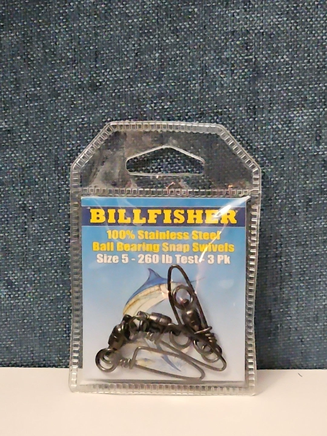 Billfisher Ball Bearing Snap Swivels | Size 5 | 260 lb Test | 100% Stainless