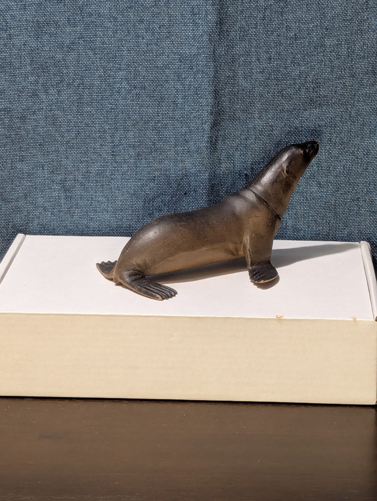 Vintage S.H. Sea Lion Figure | Realistic Ocean Animal Toy | Articulated Neck