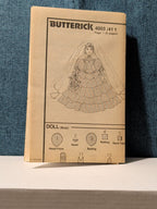 Vintage Butterick 4003 Pattern 1986 22" Sof-Porcelain Bride Doll & Gown UNCUT