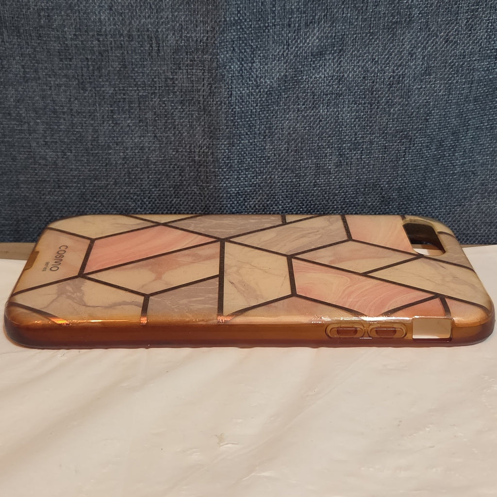 i-Blason Cosmo iPhone 7 Plus 8 Plus Case Pink Marble Rose Gold