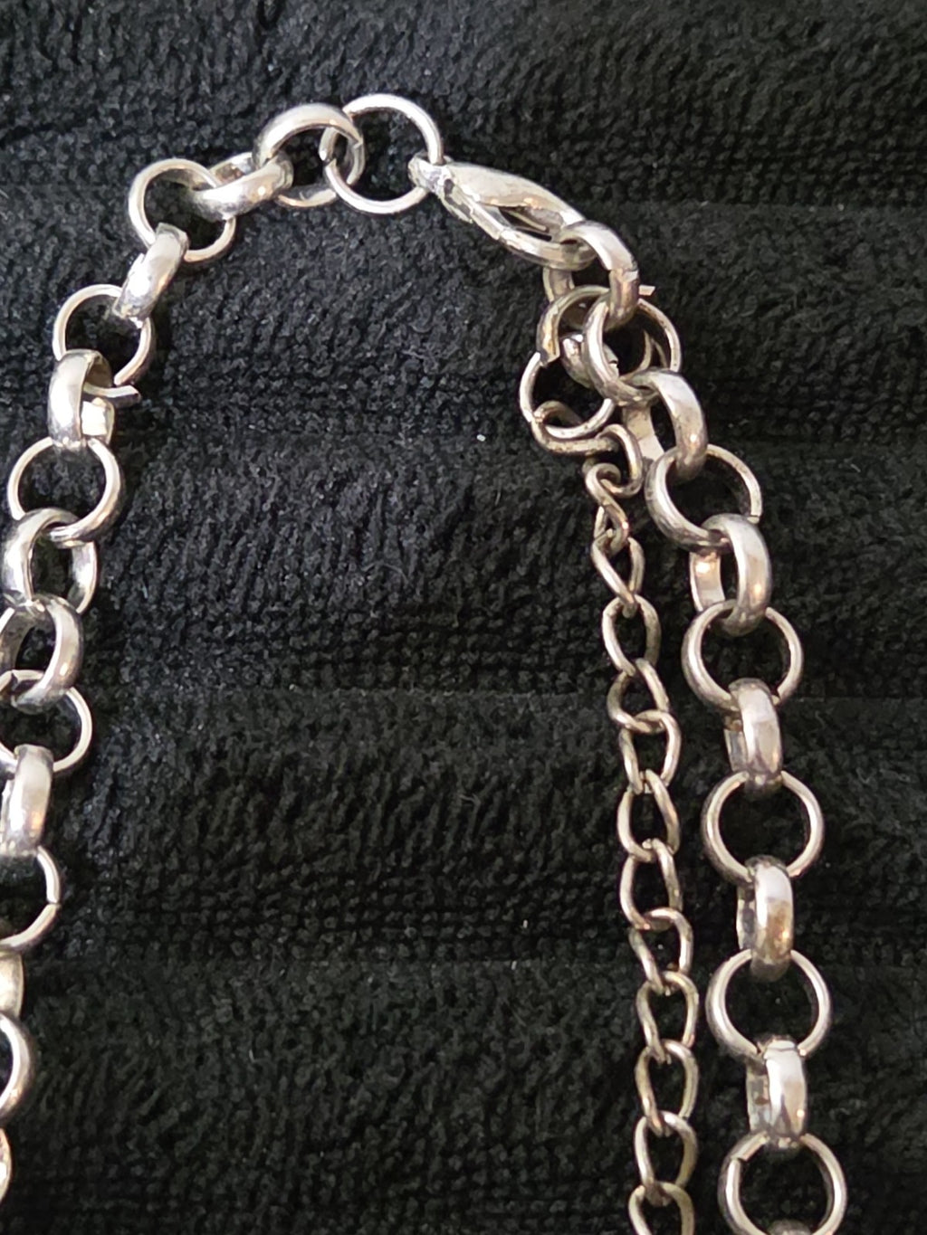 Silver Tone Chunky Crystal Bib Statement Necklace