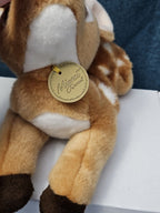 Aurora Miyoni Spotted Fawn Deer Plush 11" | Realistic Laying Down Stuffed Animal