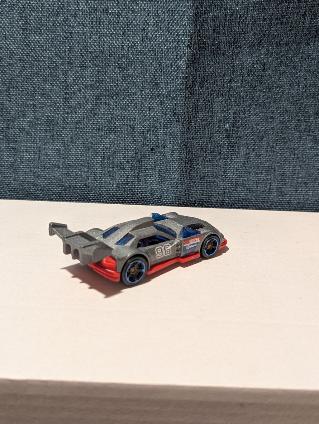 Hot Wheels GT HUNTER 2014 First Edition Night Burnerz #96 Silver Loose | Good