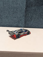 Hot Wheels GT HUNTER 2014 First Edition Night Burnerz #96 Silver Loose | Good
