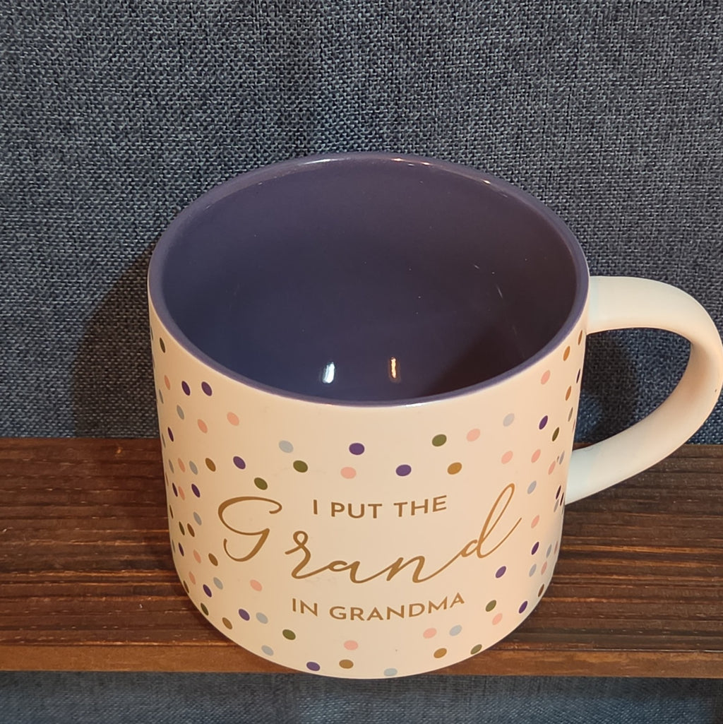 Threshold Grand In Grandma 16oz Stoneware Coffee Mug Dotted