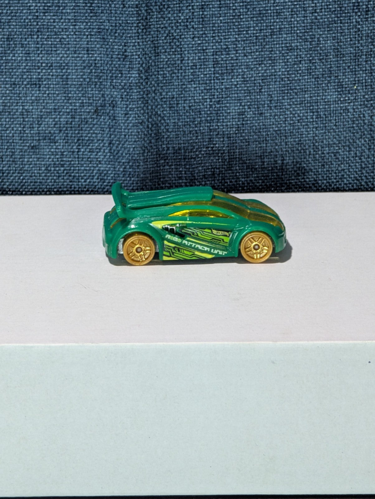 Hot Wheels Technetium Green Diecast Car | Nitrobot Attack Set Exclusive | Track