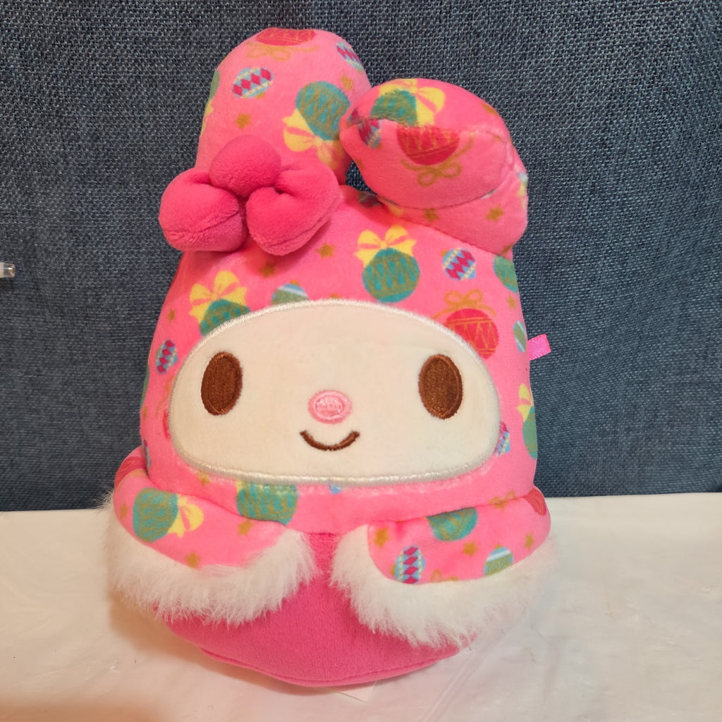 Squishmallows Sanrio My Melody Holiday Ornament Plush